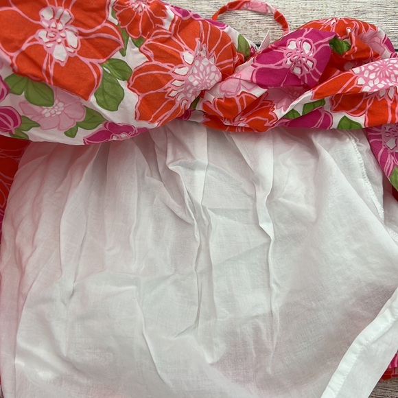 Gymboree Floral Wrap Dress with Undershorts Girls Size 12 to 18 Months - Picture 6 of 6